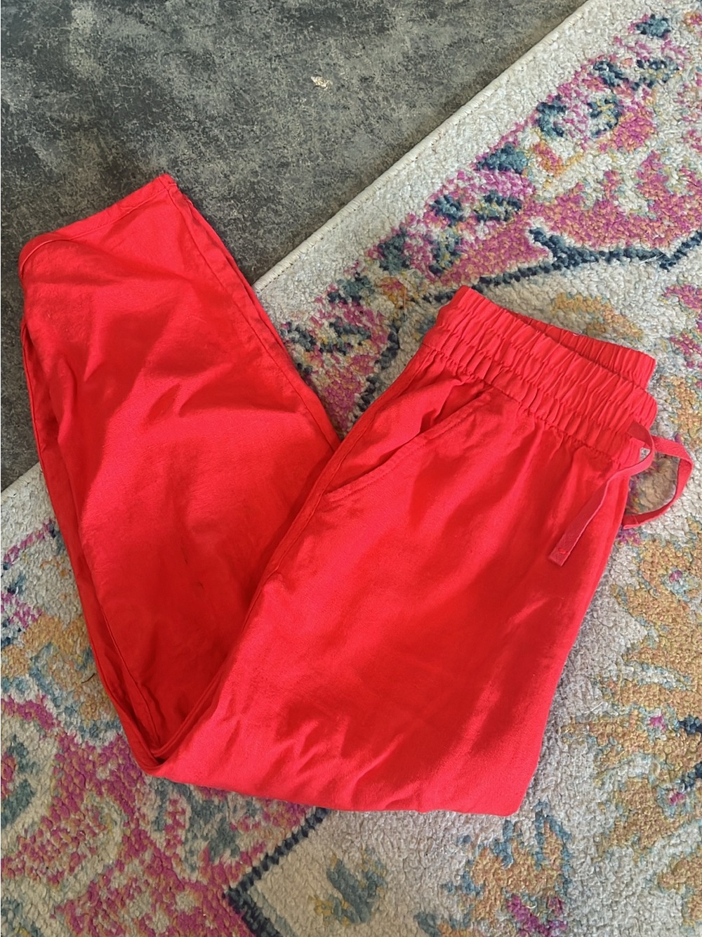 GAP Bright Red Kids Jogger Pants